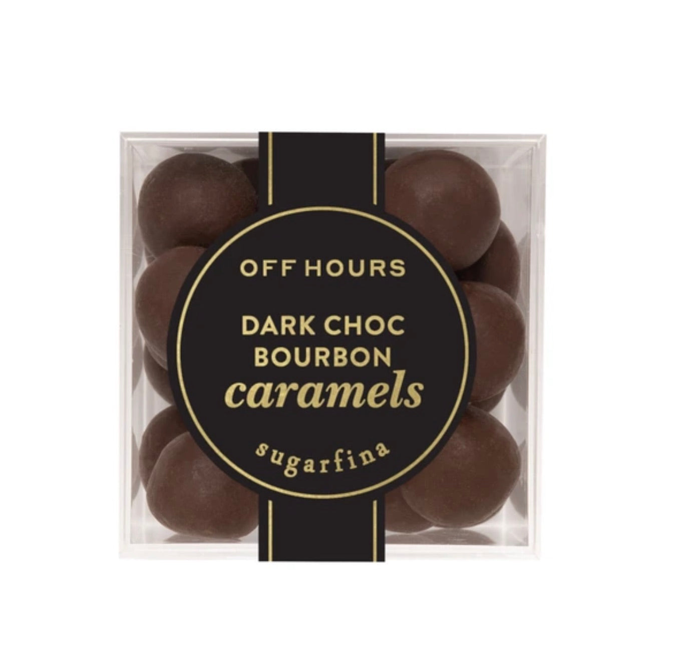 Dark Chocolate Bourbon Caramels